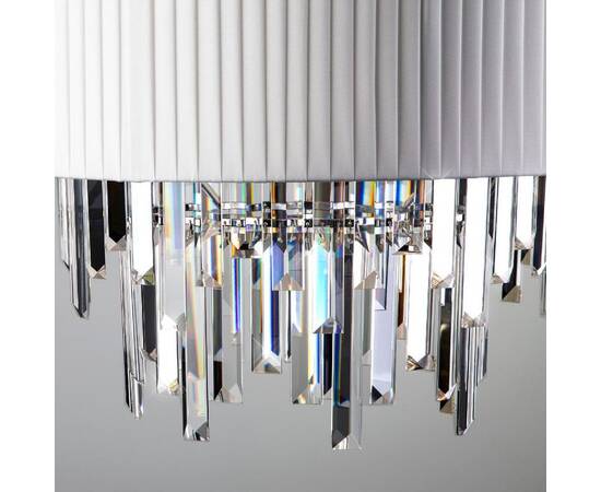 Подвесная люстра Eurosvet Amantea 10122/6 хром/прозрачный хрусталь Strotskis Smart (10106/6) a054108, изображение 3