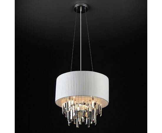 Подвесная люстра Eurosvet Amantea 10122/6 хром/прозрачный хрусталь Strotskis Smart (10106/6) a054108, изображение 4