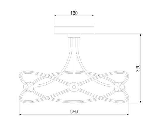 Потолочная люстра Eurosvet Petto 90246/6 хром Smart, изображение 5