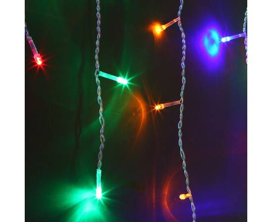 Гирлянда бахрома Eurosvet 100-001 мульти 1,8*0,5м IP20, изображение 2