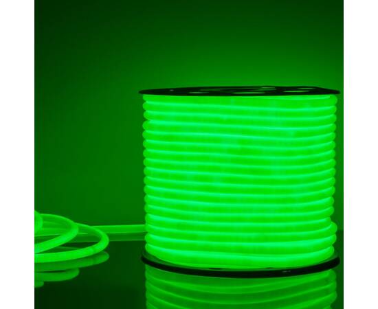 Светодиодный гибкий неон Elektrostandard 220V 9,6W 144Led 2835 IP67 круглый зеленый, 50 м 4690389134