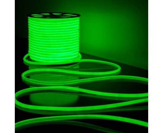 Светодиодный гибкий неон Elektrostandard 220V 9,6W 144Led 2835 IP67 круглый зеленый, 50 м 4690389134, изображение 2