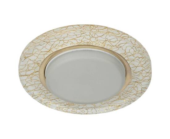 Встраиваемый светильник ЭРА DK80 WH/GD Б0019576