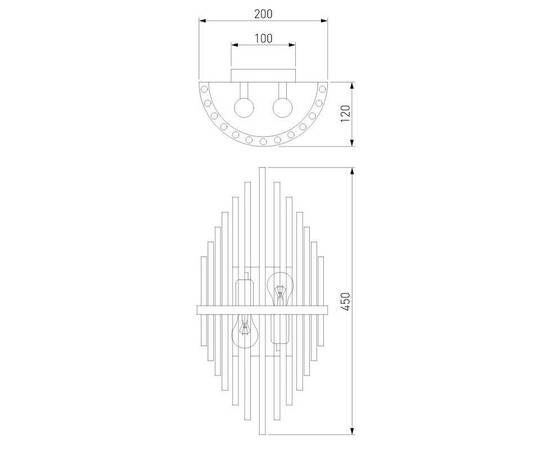 Настенный светильник Bogates Allure 356/2, изображение 4