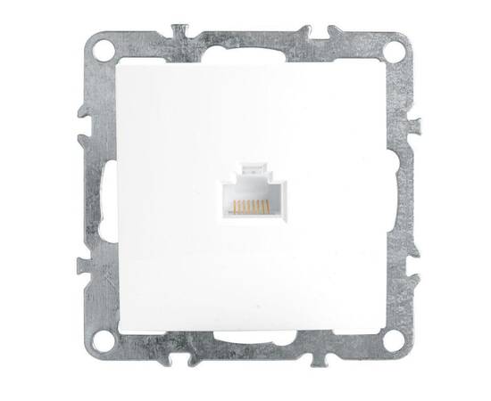 Розетка компьютерная Stekker Эрна белый PST00-9107-01 39314