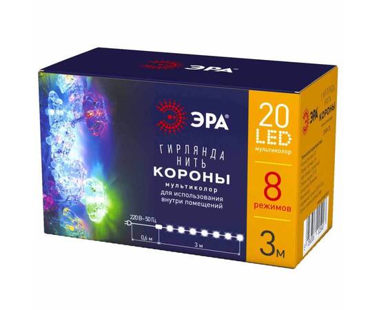 Светодиодная гирлянда ЭРА ENIN-3K Б0041898