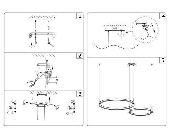 Подвесная люстра Kink Light ТОР 08219,19PA (4000K), изображение 2