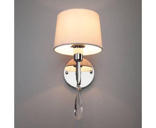 Бра Eurosvet 10127/1 хром/прозрачный хрусталь Strotskis (10093/1), изображение 2