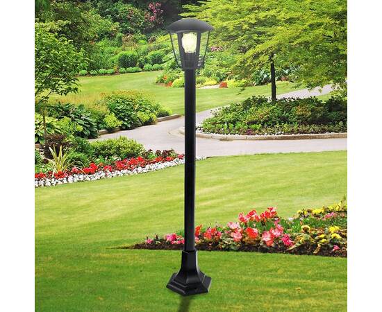 Садово-парковый светильник ЭРА НТУ 07-40-002 «Валенсия 4» черный Б0051192, изображение 3