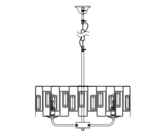 Подвесная люстра Rivoli Waltraud 1028-206 Б0052465, изображение 2