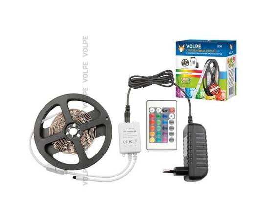 Светодиодная лента Volpe 12W/m 60LED/m 5050SMD RGB 3M ULS-Q221 5050-60LED/m-IP20-3M-RGB RRP36C24 107