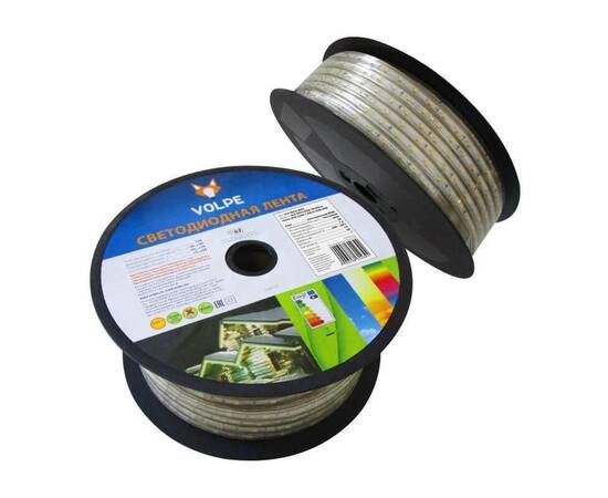 Светодиодная влагозащищенная лента Volpe 7,2W/m 30LED/m 5050SMD RGB 25M ULS-Q215 5050-30LED/m-14mm-I