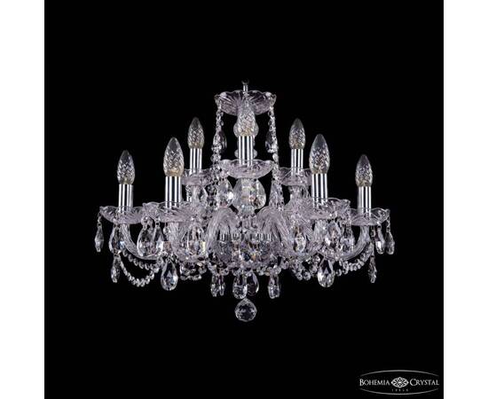 Подвесная люстра Bohemia Ivele Crystal 1402/6+3/195 Ni