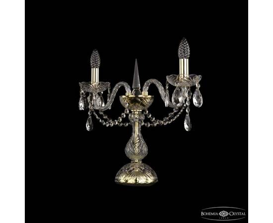 Настольная лампа Bohemia Ivele Crystal 1402L/2/141-39 G