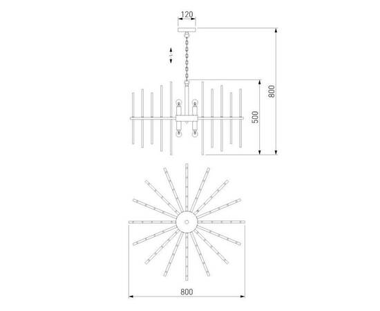 Подвесная люстра Bogates Allure 355/8 Smart, изображение 2