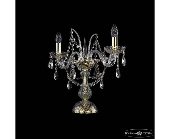Настольная лампа Bohemia Ivele Crystal 1411L/2/141-39 G
