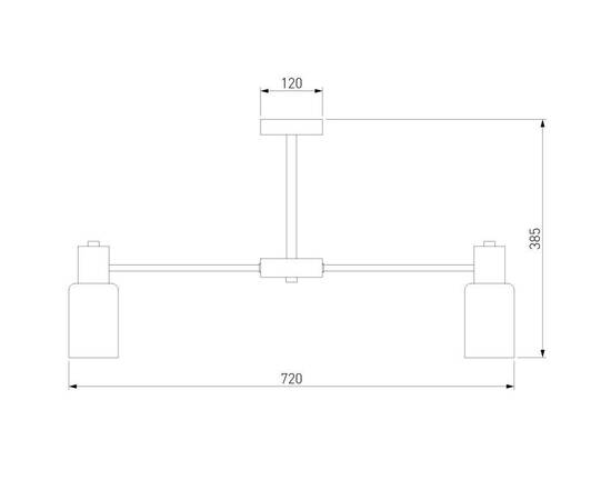 Люстра на штанге Eurosvet Vegga 70160/8 хром Smart a057110, изображение 4
