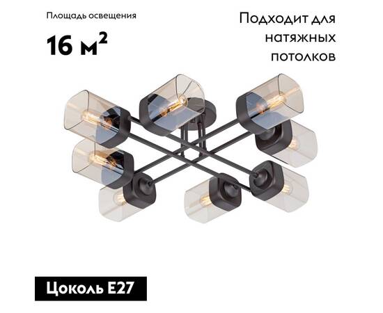 Потолочная люстра Vitaluce V4831-1/8PL, изображение 2