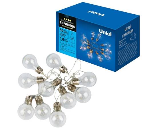 Гирлянда Uniel ULD-S1800-050/STB/3AA WARM WHITE IP20 RETRO BULBS-1