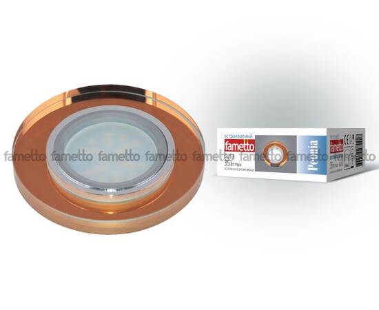 Встраиваемый светильник Fametto Peonia DLS-P106 GU5.3 CHROME/BRONZE