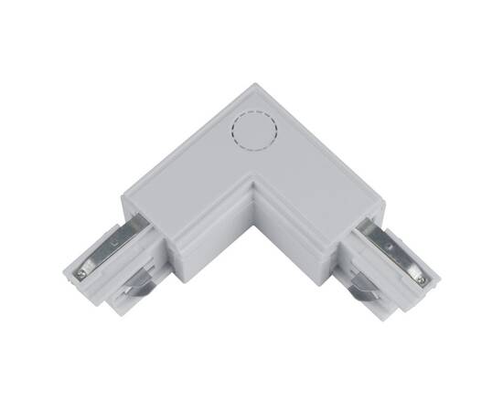 Коннектор Uniel UBX-A21 SILVER 1 POLYBAG