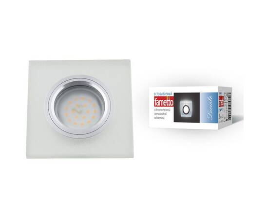 Встраиваемый светильник Fametto Luciole DLS-L113 GU5.3 CHROME/MATT CLEAR