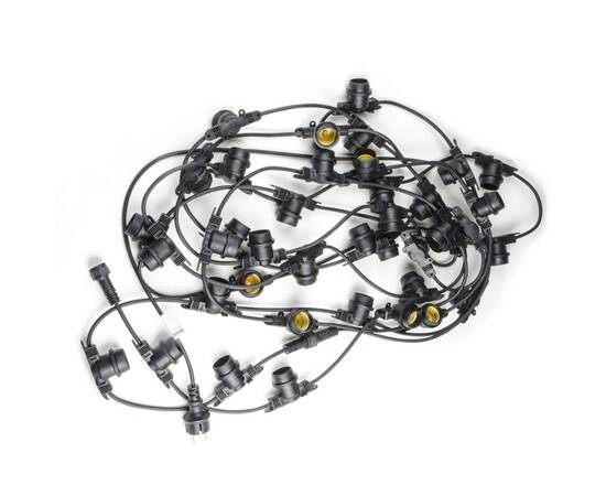 Уличная гирлянда Uniel UDL-K120 200/E27/100M IP65 BLACK BELT-LIGHT