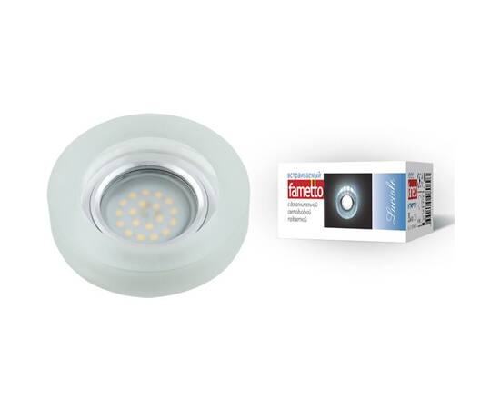 Встраиваемый светильник Fametto Luciole DLS-L110 GU5.3 CHROME/MATT CLEAR