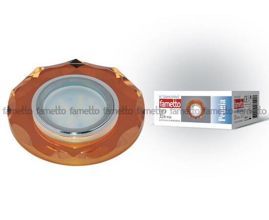 Встраиваемый светильник Fametto Peonia DLS-P105 GU5.3 CHROME/BRONZE
