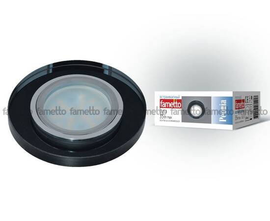 Встраиваемый светильник Fametto Peonia DLS-P106 GU5.3 CHROME/BLACK