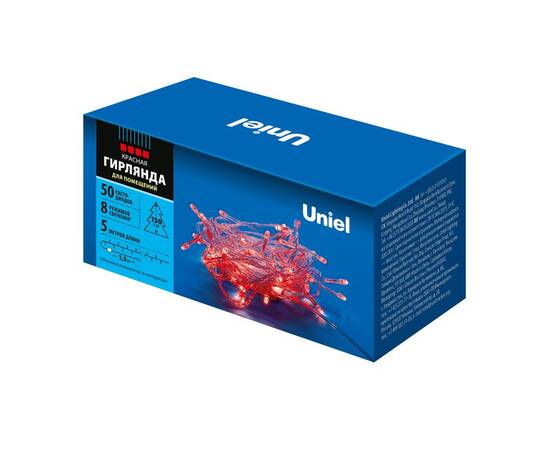 Гирлянда Uniel ULD-S0500-050/DTA RED IP20, изображение 2