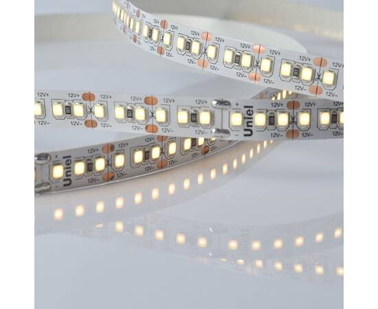 Светодиодная лента Uniel ULS-M16-2835-180LED/m-10mm-IP20-DC12V-17W/m-5M-3000K PROFI катушка в гермет