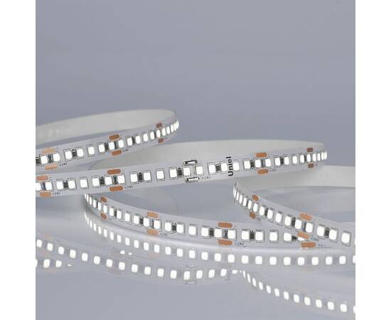 Светодиодная лента Uniel ULS-2835-180LED/m-10mm-IP20-DC24V-17W/m-5M-6500K катушка в герметичной упак
