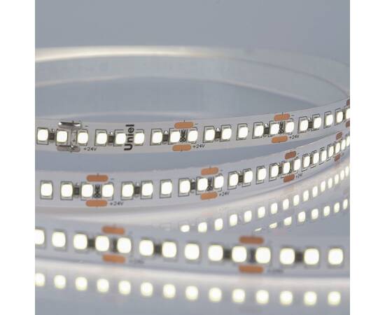 Светодиодная лента Uniel ULS-2835-180LED/m-10mm-IP20-DC24V-17W/m-5M-4000K катушка в герметичной упак