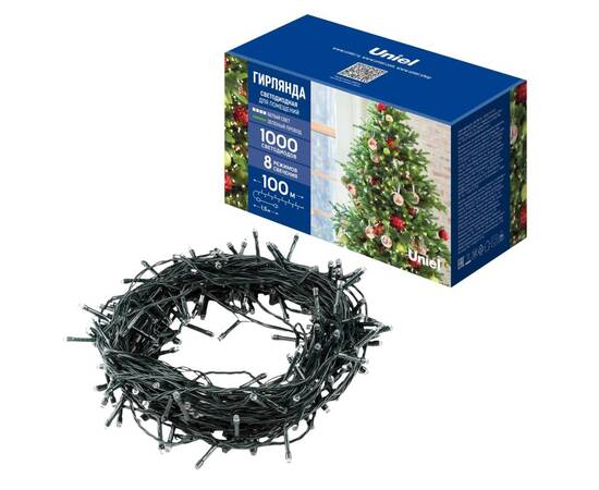 Гирлянда Uniel ULD-S10000-1000/DGA WHITE IP20