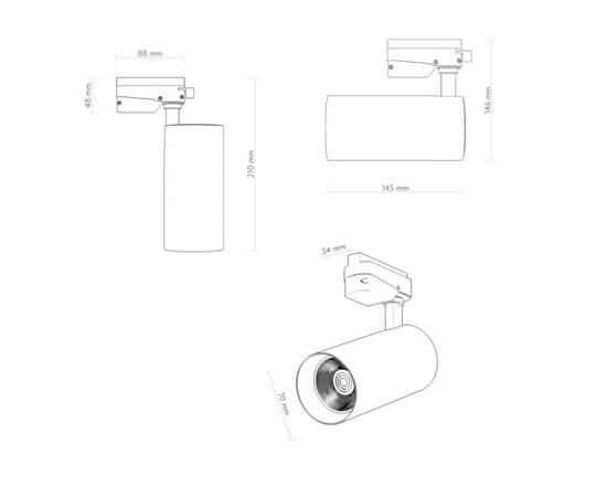 Трековый светильник Denkirs DK6453-BK, изображение 2