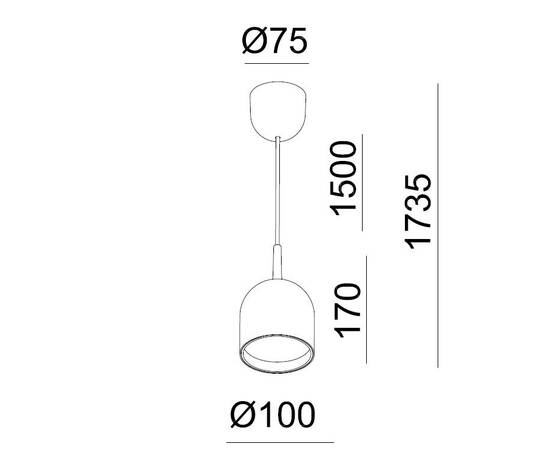 Подвесной светильник Italline DE-314 white, изображение 2