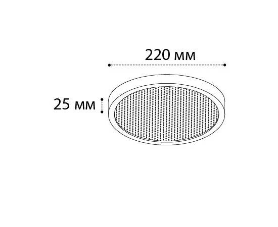 Потолочный светодиодный светильник Italline IT011-5020 black, изображение 2