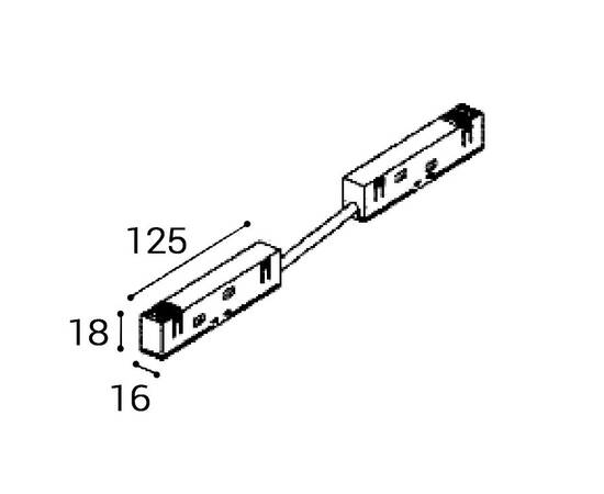 Коннектор гибкий Italline Atom IT012-5041 black, изображение 2
