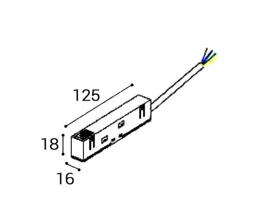 Коннектор питания Italline Atom IT012-5039 black, изображение 2
