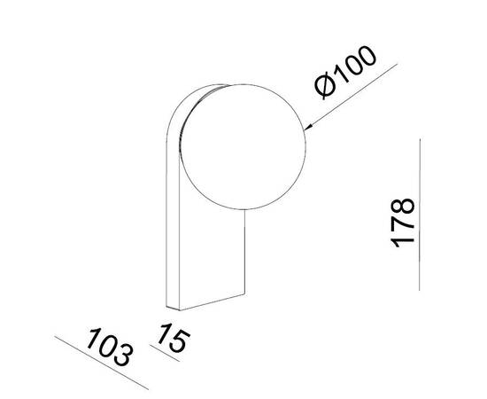 Бра Italline DE-317 bronze, изображение 2