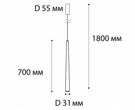 Подвесной светодиодный светильник Italline IT03-1428 white