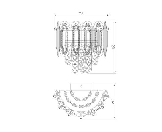 Настенный светодиодный светильник Bogates Chaleur 422/1, изображение 2