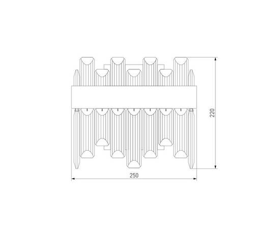 Настенный светодиодный светильник Bogates Sparkle 418/1, изображение 2