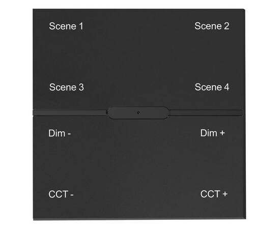 Беспроводная смарт панель-выключатель ДУ iLedex Technical Vision SP 48V-4-BK
