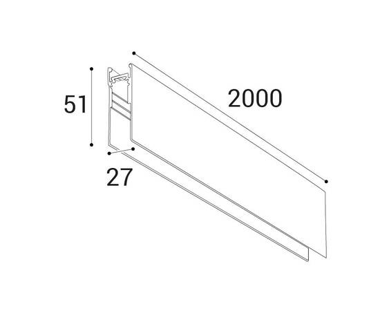 Шинопровод магнитный Italline Atom IT012-5031 black, изображение 2