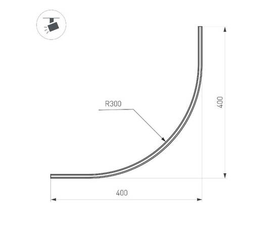 Шинопровод Arlight Mag-Microcosm-Track-1115-ARC-R600 043247 (#акция#), изображение 2