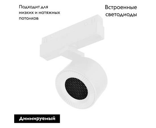 Трековый светодиодный светильник Arlight Mag-Orient-Point-R80-12W Day4000-Mix 048407 (#акция#), изображение 2