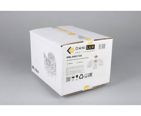 Потолочная люстра Omnilux Rapallo OML-65017-03, изображение 5