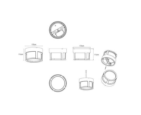 Уличный светодиодный светильник Arte Lamp Ulysses A6206PF-1BK, изображение 2